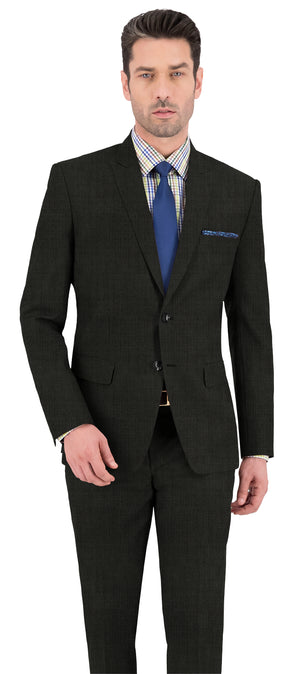 Charcoal Grey Texture Plain Jacket