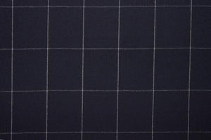 Space Blue Windowpane Suit