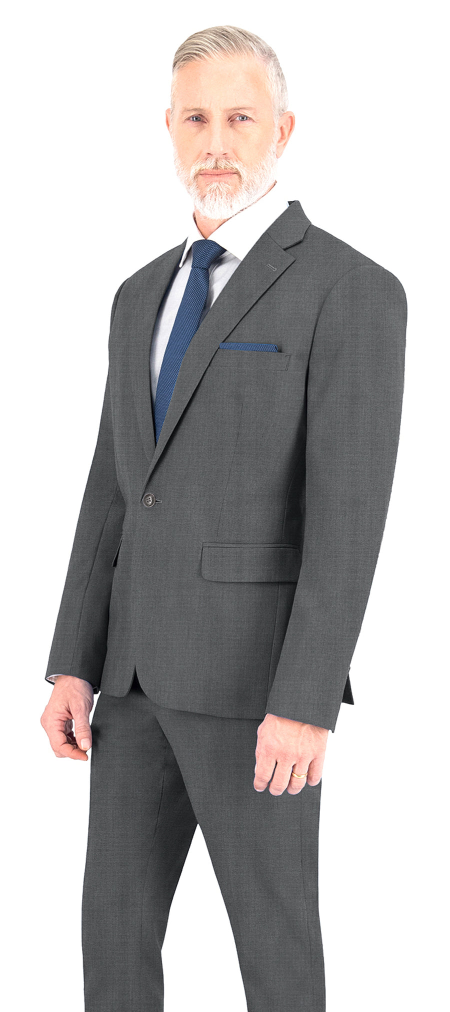 Lava Grey Plain Suit