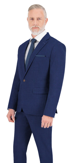 Denim Blue Plain Suit