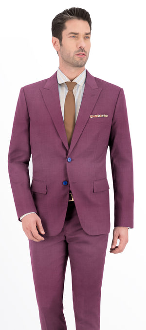 Raspberry Pink Plain Suit