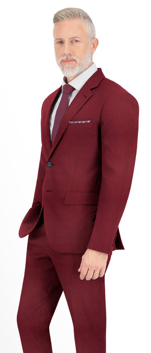 Plum Red Plain Jacket