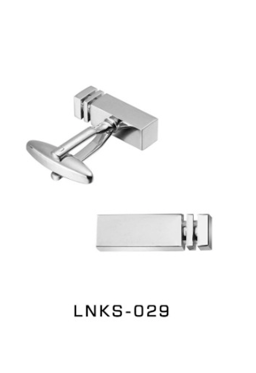 Classic Silver Bar Cufflinks