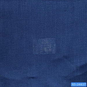 Royal Blue Plain Linen Shirt