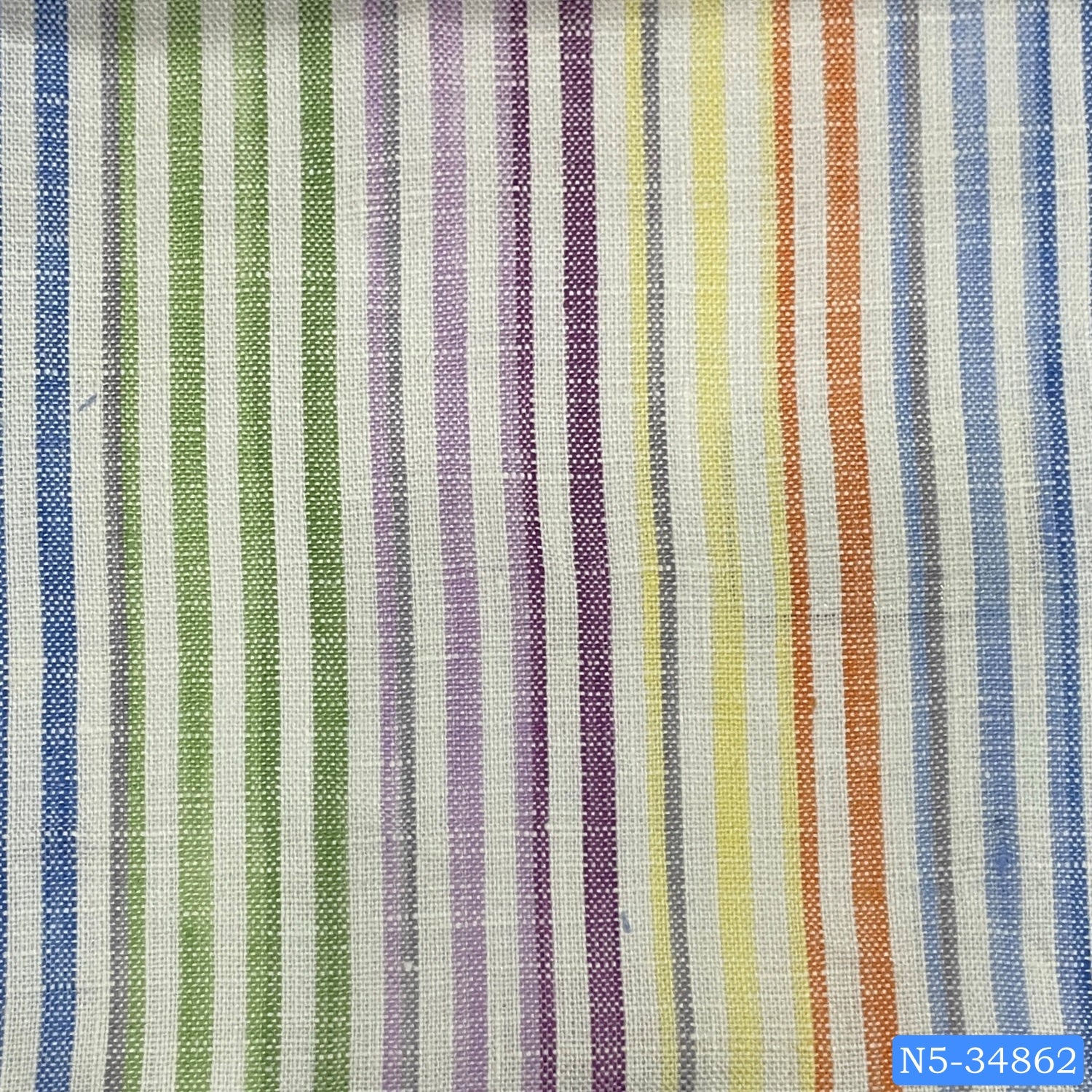 Multi Color Striped Linen Shirt