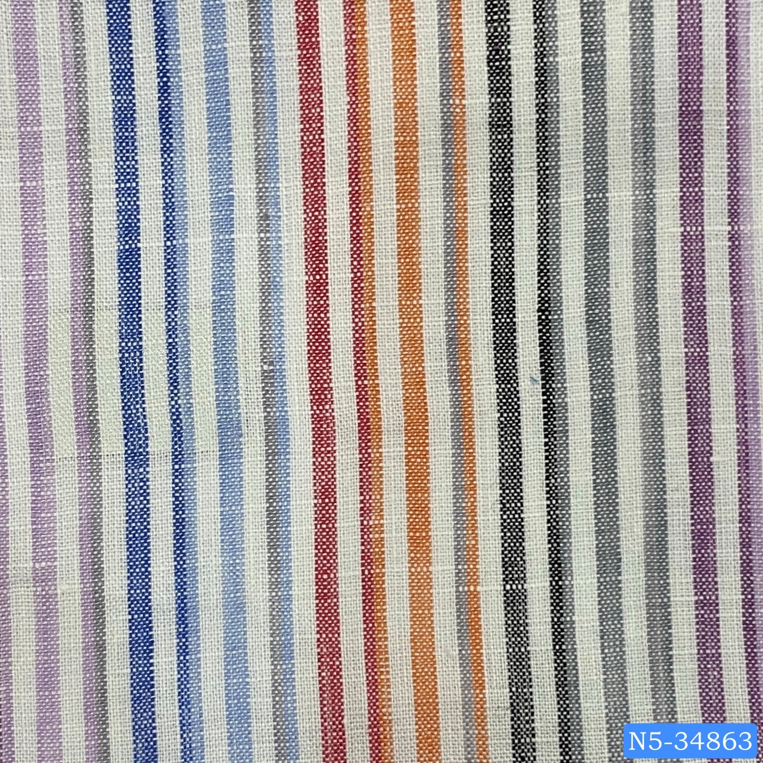 Multi Color Striped Linen Shirt