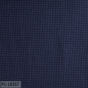 Prussian Blue Micro Check Print Jacket