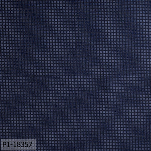 Prussian Blue Micro Check Print Suit