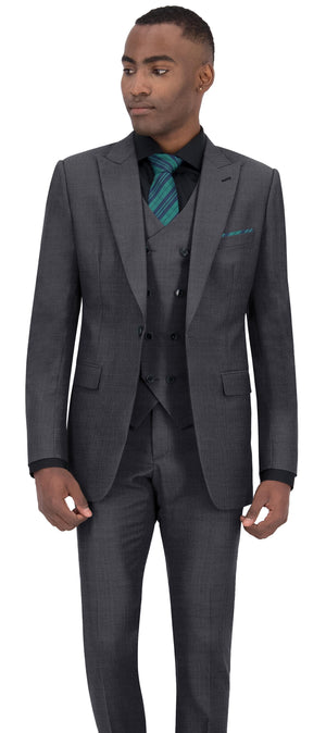 Iron Grey Plain Suit