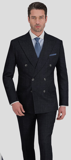 Charcoal Grey Plain Suit