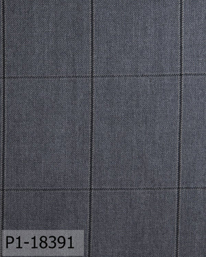 Lava Grey With Dark Windowpane Vest