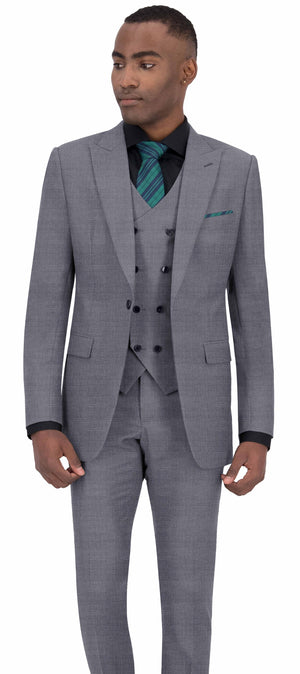 Lava Grey Texture Plain Jacket