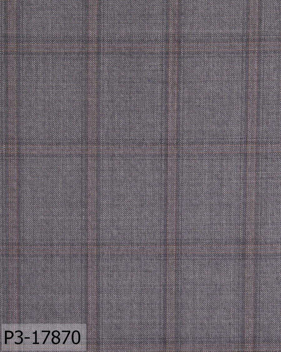 Fossil Grey With Broad Check Suit