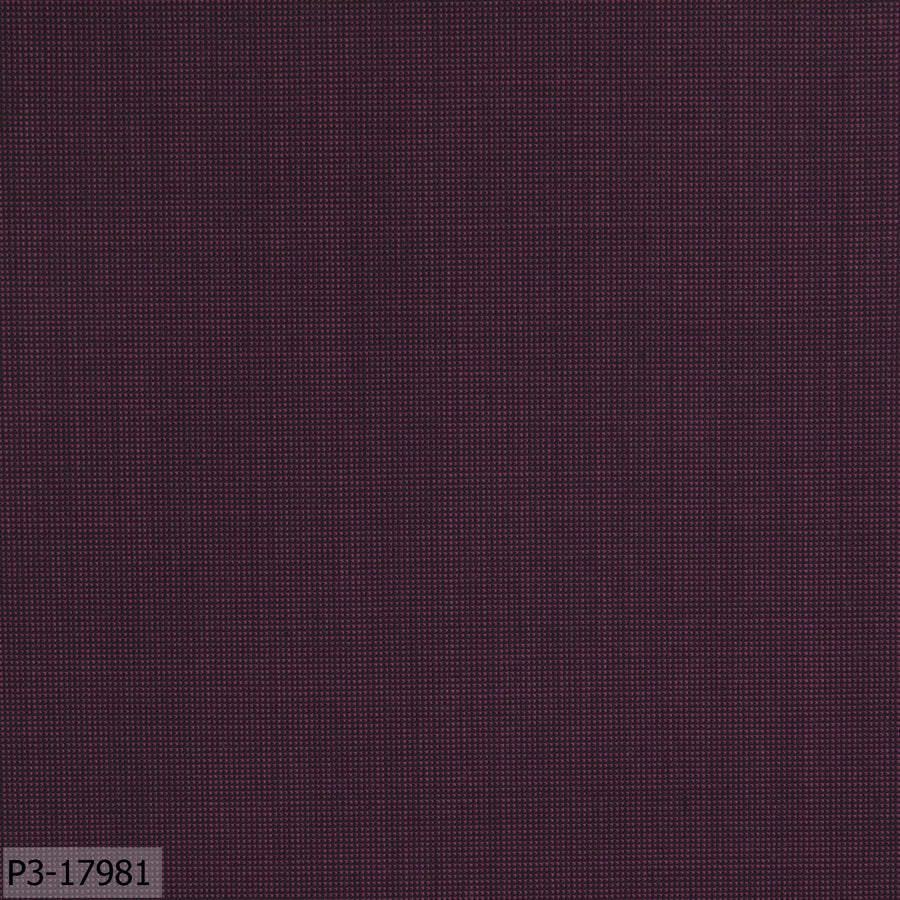 Plum Purple Micro Check Plain Pant