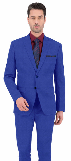 Egyptian Blue Texture Plain Jacket