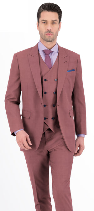 Light Ruset Brown Texture Plain Suit