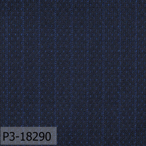 Egyptian Blue Dotted Stripe Suit