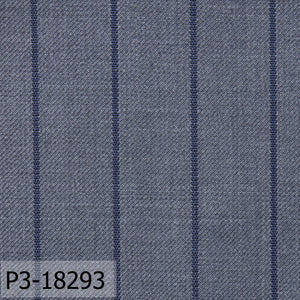 Steel Grey With Space Blue Stripe Suit