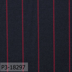 Charcoal Grey With Red Stripe Suit