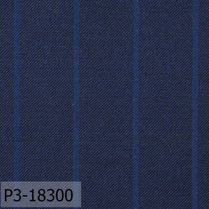 Space Blue With Yale Blue Stripe Suit