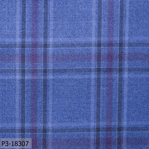 Sapphire Blue With Dark Check Pant