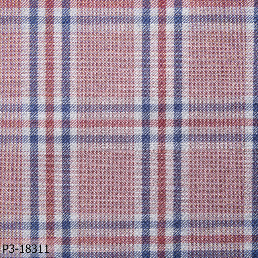 Pink With Blue And Red Check Jacket