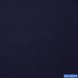 Space Blue Texture Plain Suit