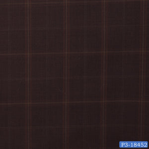 Syrup Brown Check Suit