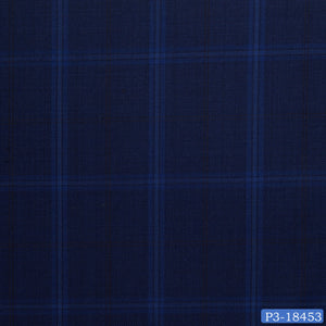 Royal Blue Windowpane Pant