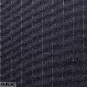 Space Blue With Light Stripe Flannel Suit