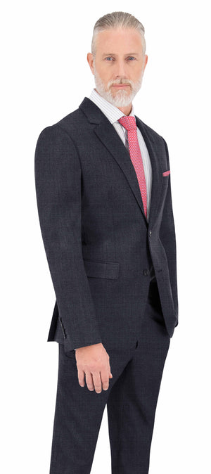 Iron Grey Plain Flannel Suit