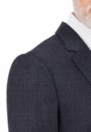 Iron Grey Plain Flannel Suit