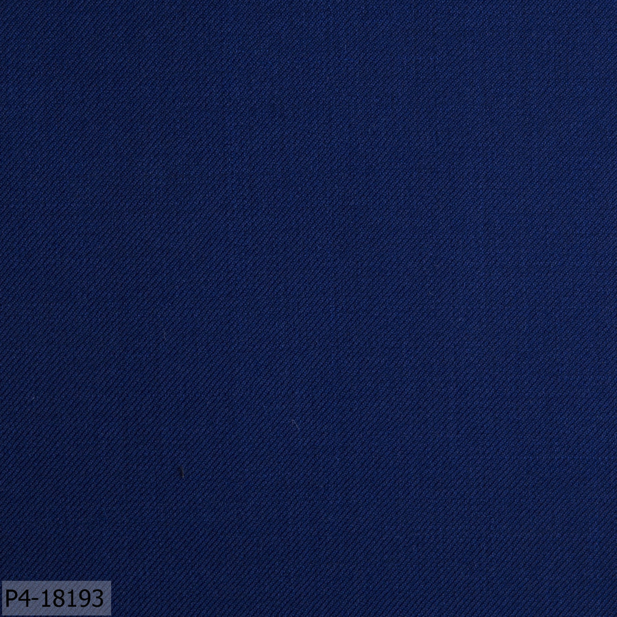 Navy Blue Plain Flannel Suit