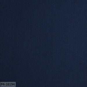 Dark Blue Plain Flannel Suit