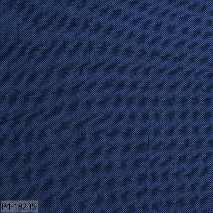 Sapphire Blue Texture Plain Flannel Pant