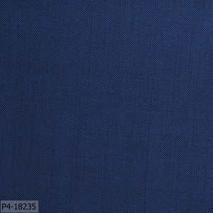 Sapphire Blue Texture Plain Flannel Jacket