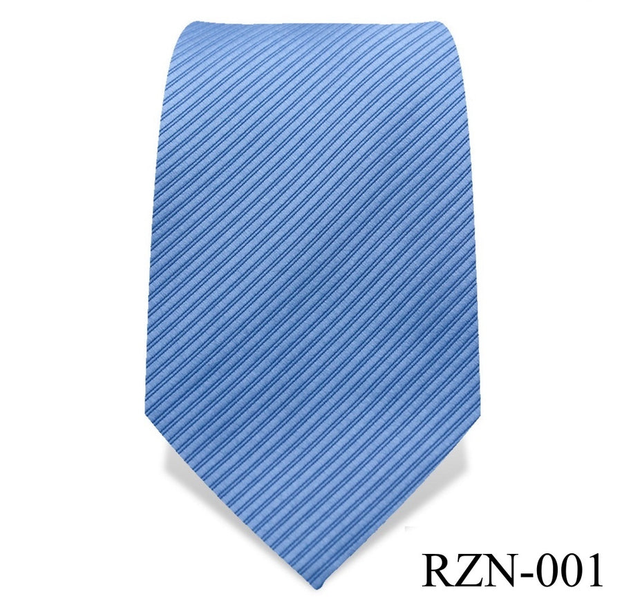 Cornflower Blue Striped Tie