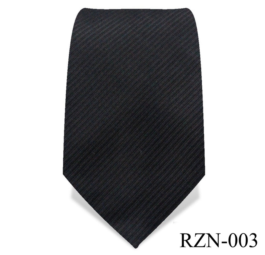 Black Striped Tie