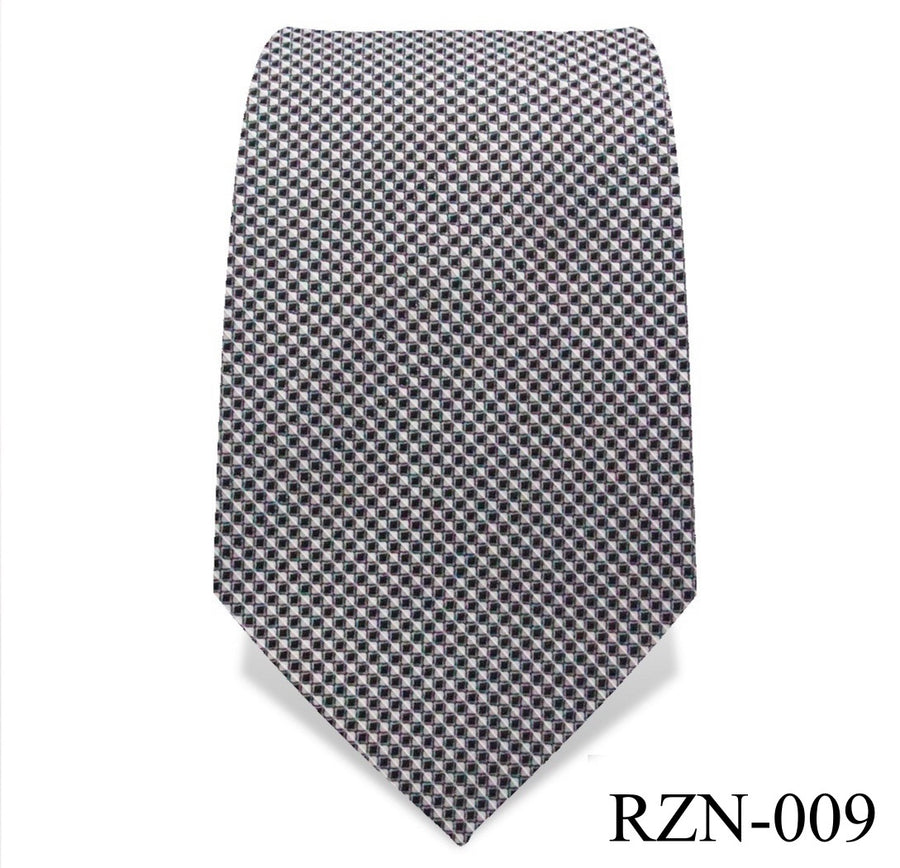 Black and White Houndstooth Tie