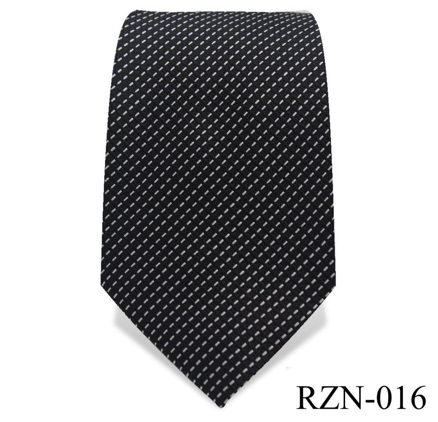 Black and White Tic Print Tie