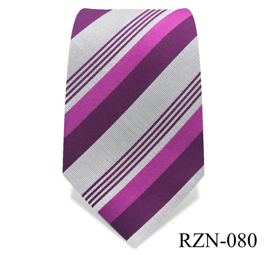 Purple Striped Tie