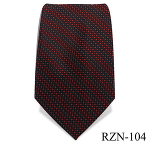 Garnet Red Pinpoint Tie