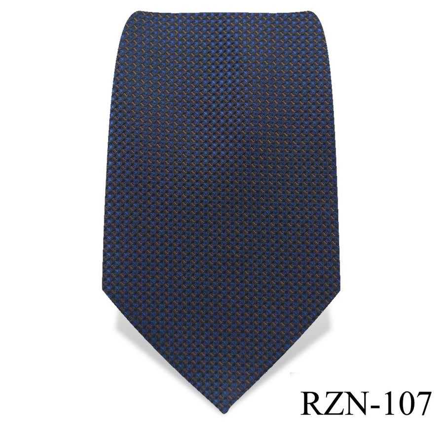 Navy Blue Basketweave Tie