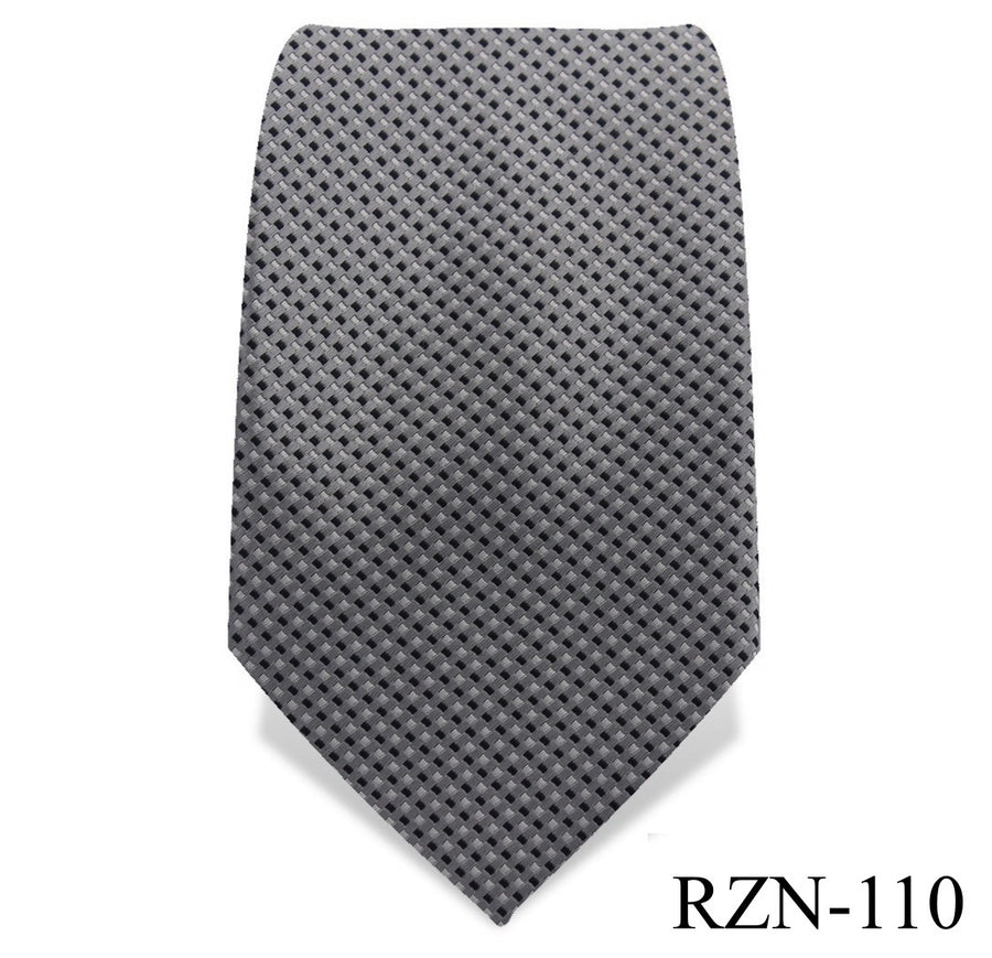 Steel Grey Pinpoint Tie