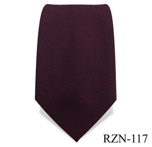 Burgundy with Black Micro Dot Tie