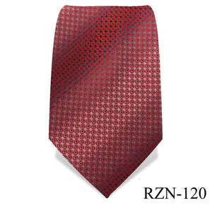 Crimson Red Micro Dot Tie