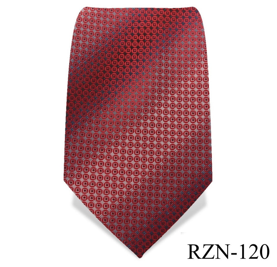 Crimson Red Micro Dot Tie