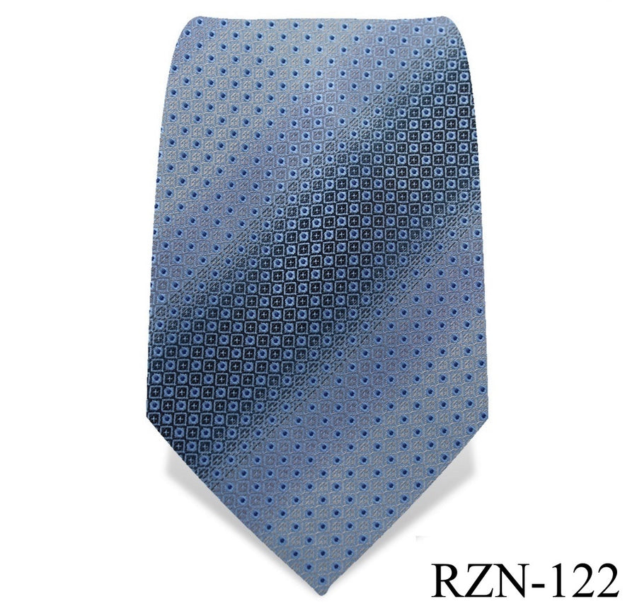 Steel Blue Cubed Tie