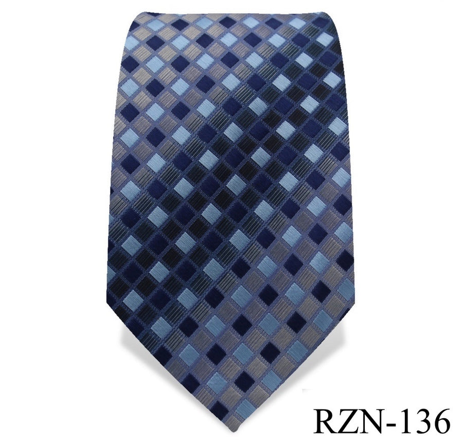 Blue Checkered Tie