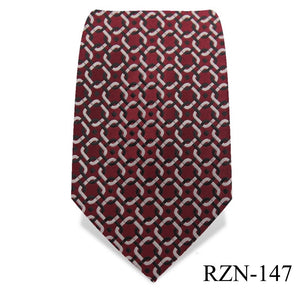 Sangria Red Circles Tie